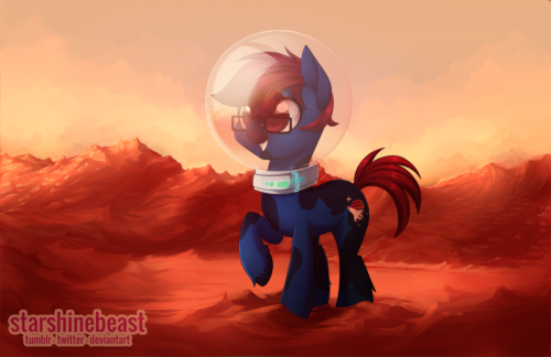 Martian Skies (commission) by StarshineBeast