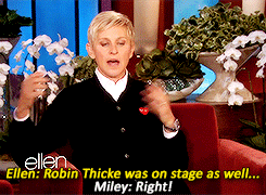  Miley discusses her VMA performance on Ellen [x]       