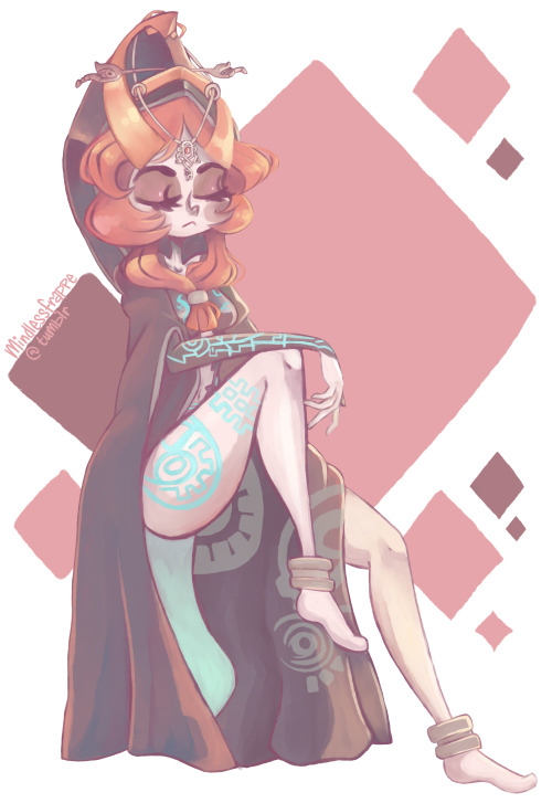 shannondraws:  So I told myself I’d try to not draw as much zelda stuff, guess that didn’t last very long.. So here’s Midna, I don’t draw enough twilight princess stuff considering its one of my favorites!   <3 <3 <3