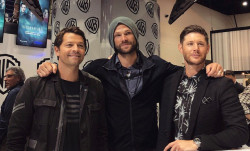 stellina-4ever:  Misha Collins, Jared Padalecki,