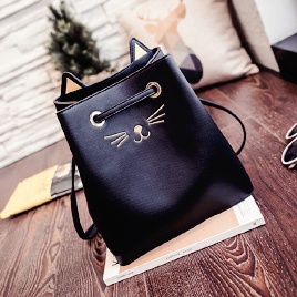 Lovely Cartoon Cat Face Cute HandbagDiscount Code : shan (20% off)