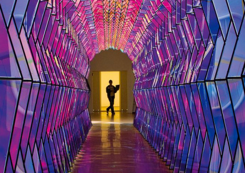 One-Way Color Tunnel by Olafur EliassonDanish-Icelandic artist Olafur Eliasson has proved over the y