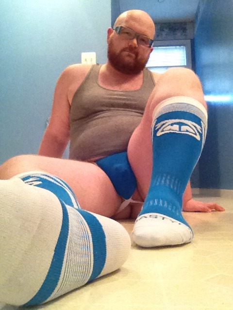 chubblersds:  requiem496:  New underwear!  Love this look. Apparently I like socks. A lot