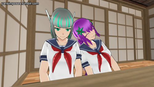 A rare occurrence: Homu smiling.Because the lack of these girls on this blog is a crime + this new l