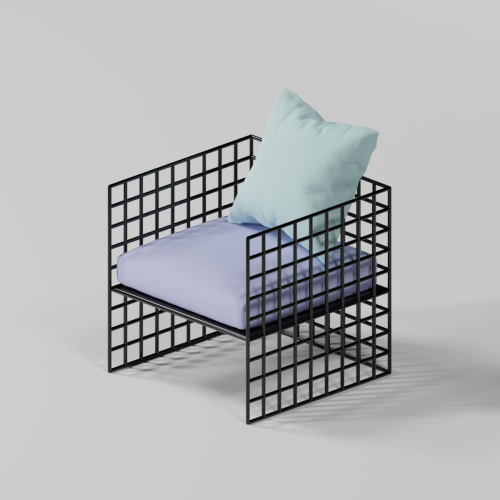 ▣_Grid Chair_▣     @vengodelvalle (you can follow my work on instagram)