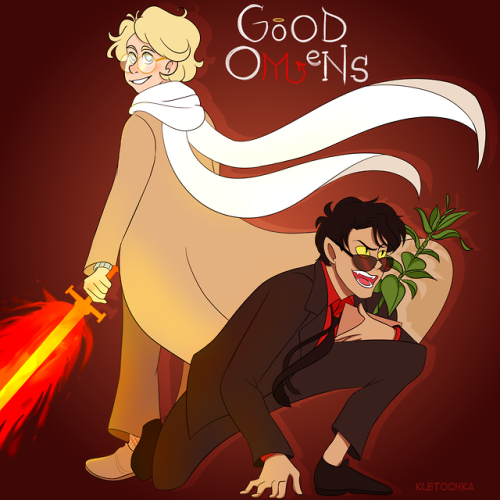 lelik-art:I regret that I was not familiar with the Good Omens before the film adaptation, but the b