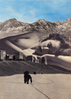 sammyslabbinck:  &rsquo; Despair &rsquo; Collage on paper © Sammy Slabbinck 2014 portfolio / flickr / shop / facebook