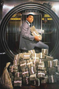 nxstyle:  Muhammad Ali with his ONE night’s winning.