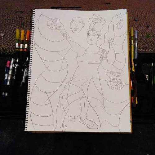 Drawing Fonda Feeling at Dr. Sketchy’s Boston branch. #art #drawing #artistsontumblr #artistsoninstagram #drsketchys #lifedrawing #figuredrawing #greatscott #allston #bostonburlesque #burlesque (at Great Scott)
