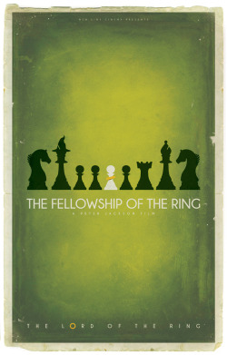 aethyrknight:  Lord of The Rings Chess Themed Minimalist