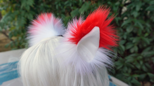 Cat/Fox Headband Ears Another order for white ears with red tips! :DSee something you like or maybe 