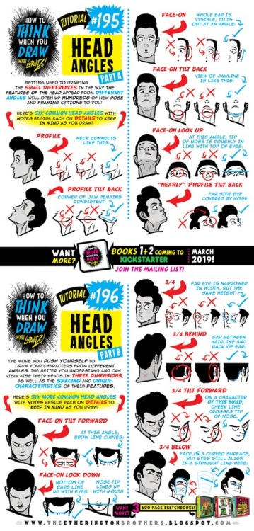 etheringtonbrothers - Here’s how to THINK when you draw HEAD...