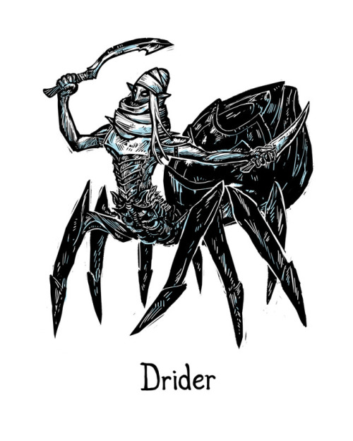 Driders are everyone’s favorite dark elf spider centaurs. They’re classic monsters for D