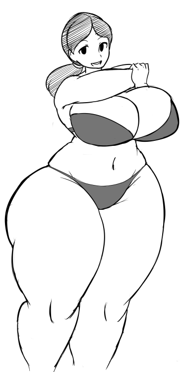 overlordzeon:I feel like the need to draw Wii Fit Trainer after playing some For Glory.   so fit~ < |D’“”