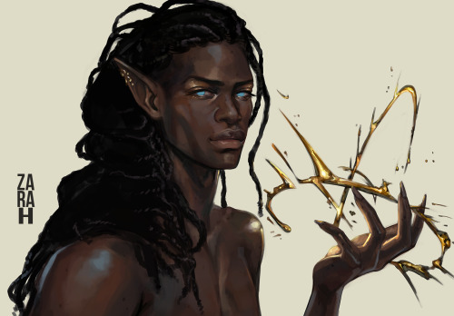 za-ra-h:Izzat, my male elf OC. Please don’t repost anywhere, nor use character as your own.