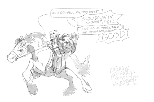Grand Theft Equine: Merlin And Arthur Steal A Giant Horse