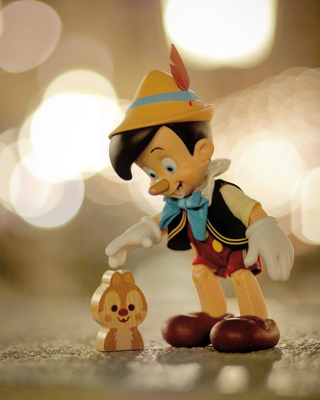 Shiny Days ピノキオ三昧だな 東京ディズニーシー ピノキオ フィギュアでポトレ コラボ写真