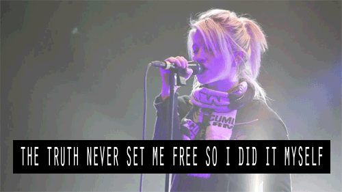 tonight&ndash;alive-paramore:  Hayley from Paramore ( Official Videos )