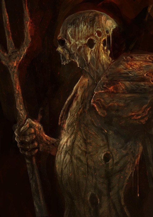 2000adonline:  The Dark Judges - Dave Kendall Talented realistic master of horror, Dave Kendall, updates the most malignant quartet of fiends, from a world where life itself is a crime.. the Dark Judges, in his own creepy, inimitable fashion!Judge Death