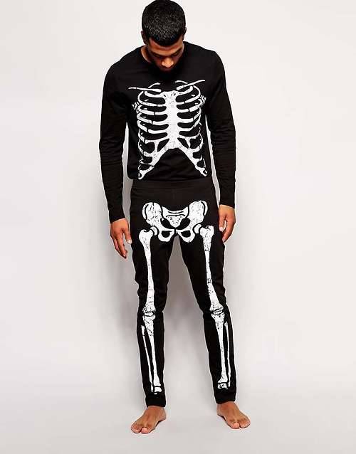 High Heels Blog wantering-blog: Slim Bones  ASOS Meggings with Skeleton… via Tumblr