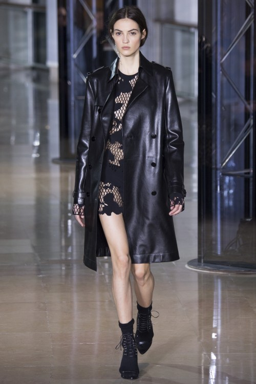 Camille Hurel at Anthony Vaccarello RTW F/W 2016