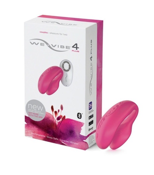 daddysdlg:  The We Vibe 4 (and 4 Plus) is a tiny but powerful little vibrator that is inserted into the pussy during sex or other penetration (ahem, masturbation…). It is designed to enhance the experience for both partners by creating vibration inside