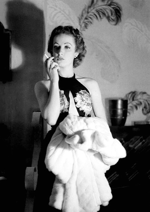 Danielle Darrieux in a  1938 photo by Boris LipnitzkiDarrieux was a French film star whose care