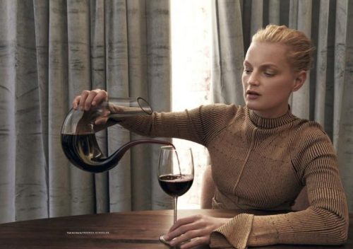 takca:  guinevere van seenus by roe ethridge for luncheon no.2 fw 16.17