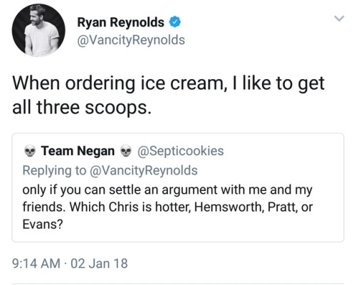 marvel-is-ruining-my-life: Ryan Reynolds is officially my favorite person