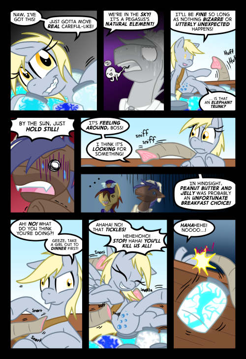 Lonely Hooves - “The Incident”Masterpost of the flashback scene of Ditzy’s, erm&hellip; off day at t