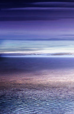 flowerling:  Ocean Purple Sunset by chiaralily
