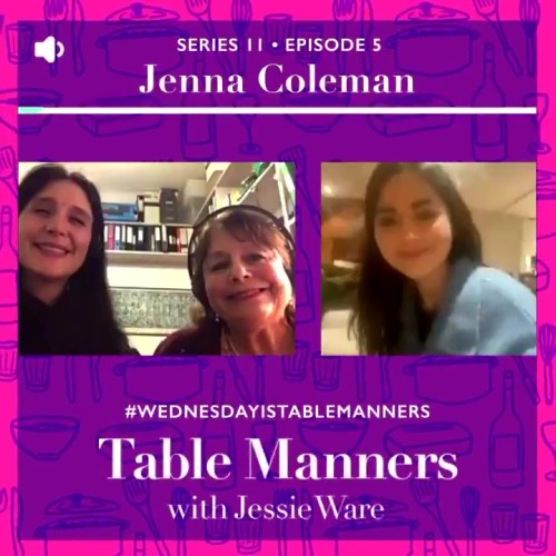 Jenna Coleman appeared on the “Table Manners with Jessie Ware” podcast today, available here: https: