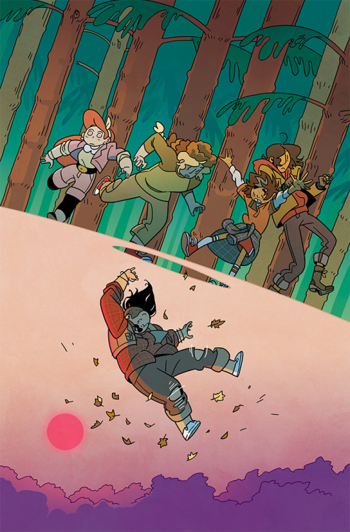 katleyh: My Lumberjanes covers for issues #61-64. I also wrote these issues!