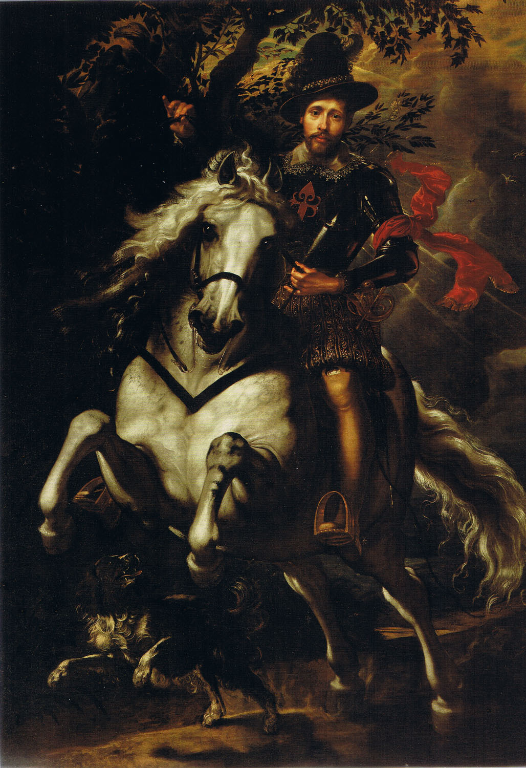 artandopinion:  Portrait of Carlo Doria on Horseback Peter Paul Rubens 