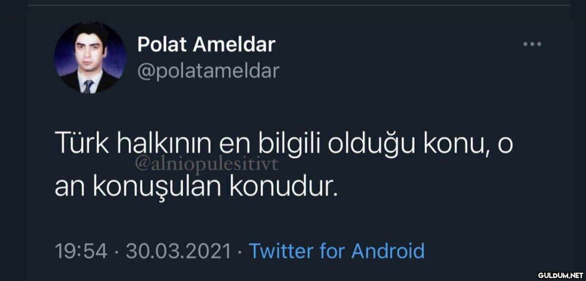 Polat Ameldar...