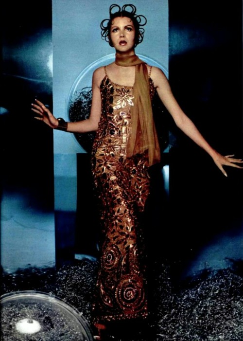 Jean-Louis Guegan - Dress by Christian Dior (L'Officiel 1969)