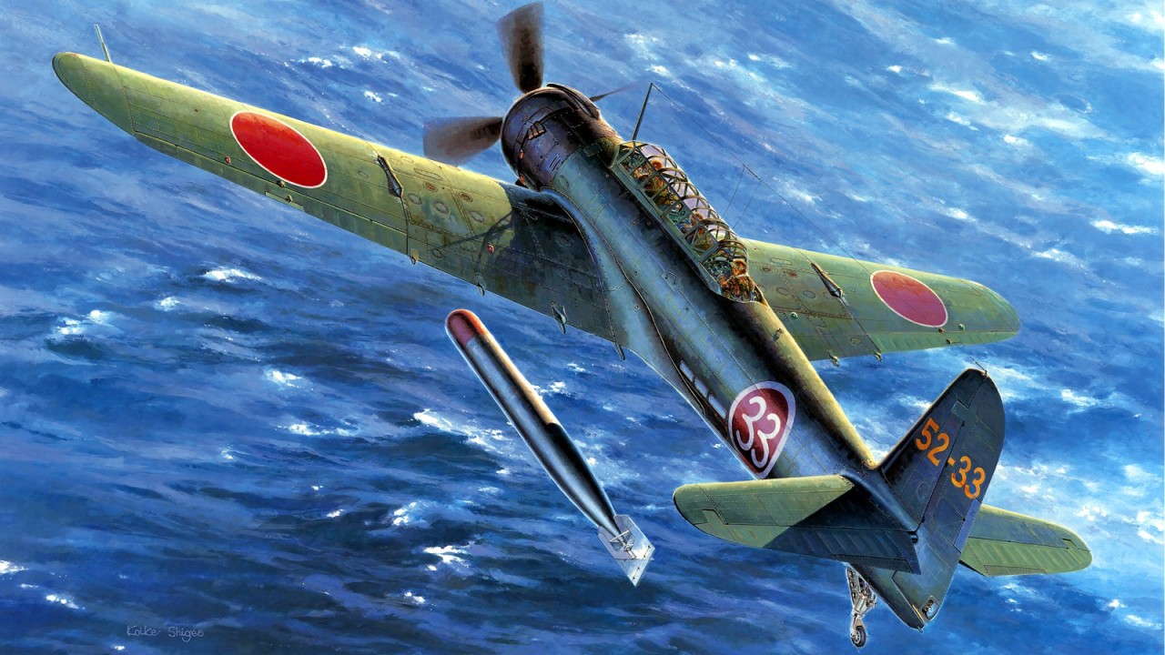 Pinturas Aviación II Guerra Mundial — 1945 Kawasaki Ki 100 
