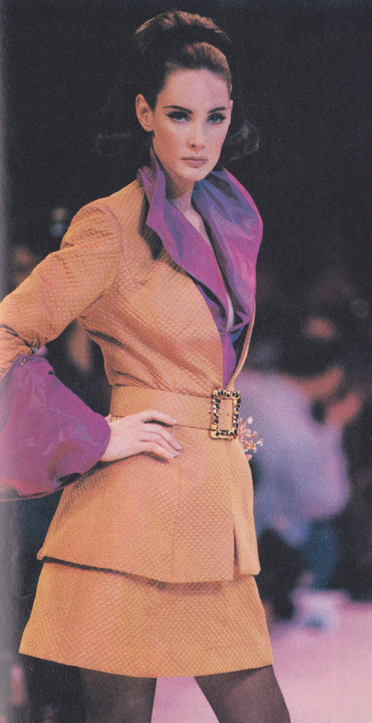 vintage chanel runway dress