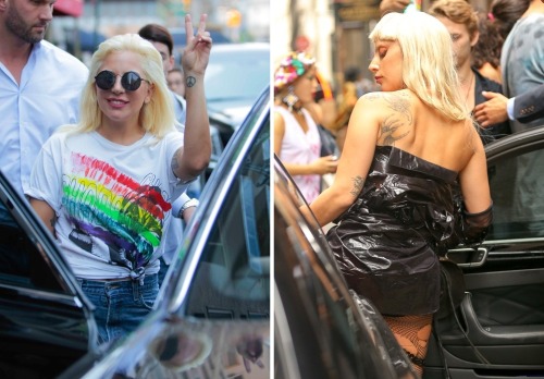 littlehookerofgaga:  aesthetic:Lady Gaga getting into cars 