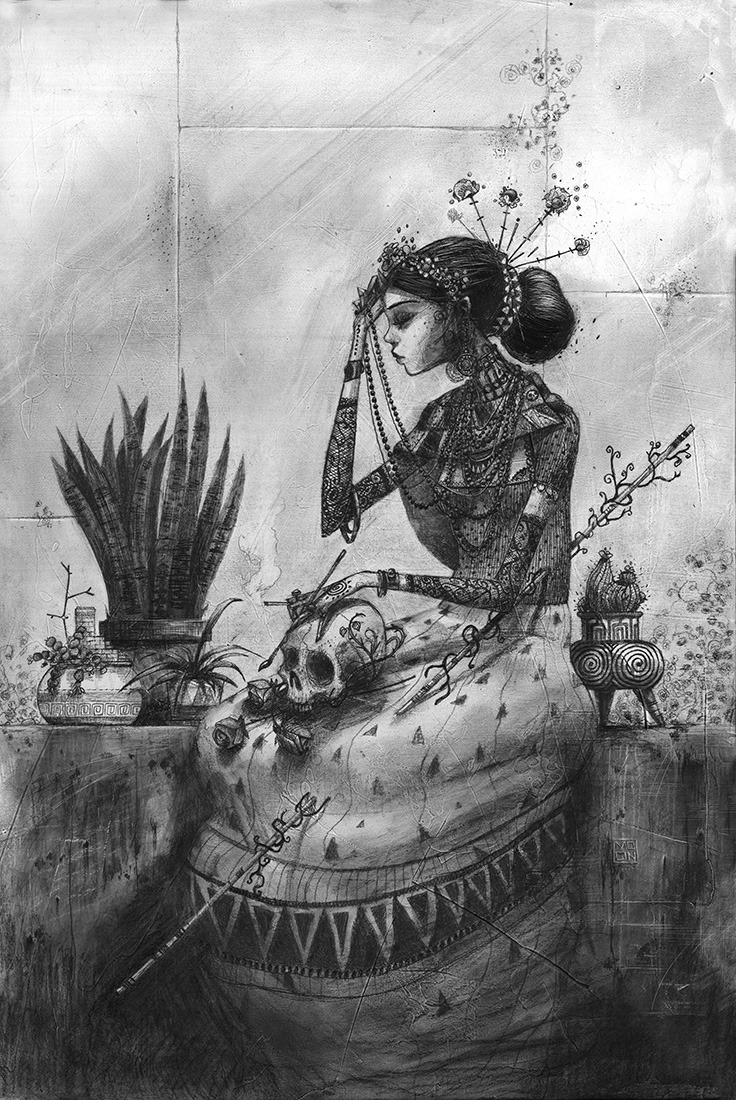 jedavu:  Amazing drawings from moon