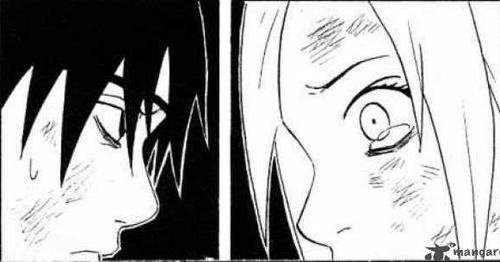 Sasuke has always/only experienced new things with Sakura...For example?...For Example: