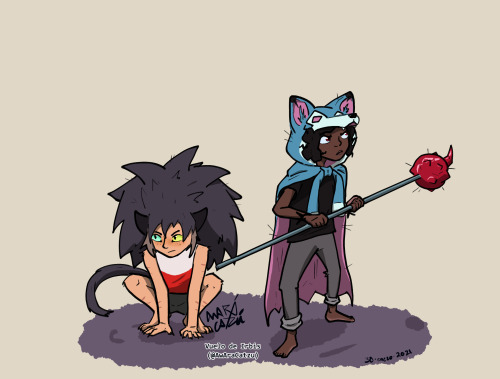 Both Wolf and little Catra share voice actress in the Latin-American Spanish dub, so i decided to dr