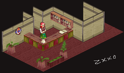 zxxo:Majora’s mask isometric dream for Furcadia. I’ve been doing mostly everything by hand as mostly