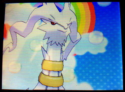 Full-odds shiny Reshiram in OmegaRuby after 1237 SRs! I love this one. I only got one more legendary