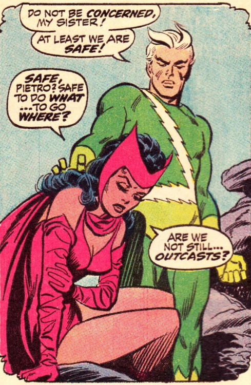 Imperius Rex — Quicksilver & Scarlet Witch in Avengers #94