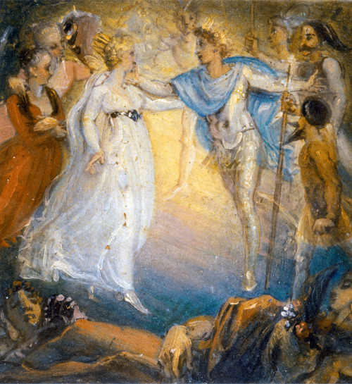 Oberon and Titania from &ldquo;A mid summer night&rsquo;s dream&rdquo; by Thomas Stothar