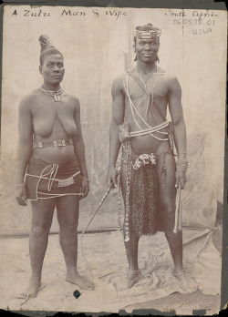 South African Zulu couple.