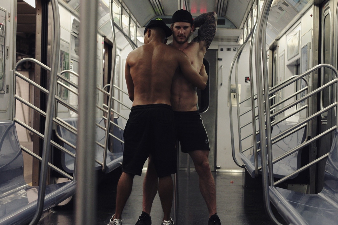 nanukjf:  Late night 6 train Sweaty No one is watching   story by nanukjf  w/ swiles89