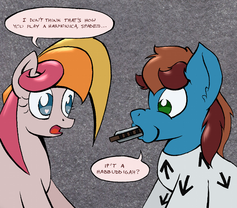 asktoolaroola:  Still hanging out with askspades in art jail. I thought he could