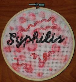 biomedicalephemera:  “I’m glad you’re getting into cross-stitch,” he said. “It’ll do you good to work on your feminine side!” he said. 